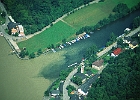 Mündung der kleinen Mühl bei Obermühl, Donau-km 2188 : Mündung